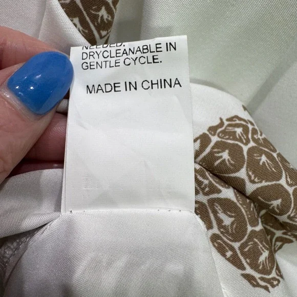 NEW White Pineapple Print Cold Shoulder Lace‎ Sleeve Mini Dress Shein Curve 0XL - Picture 9 of 12